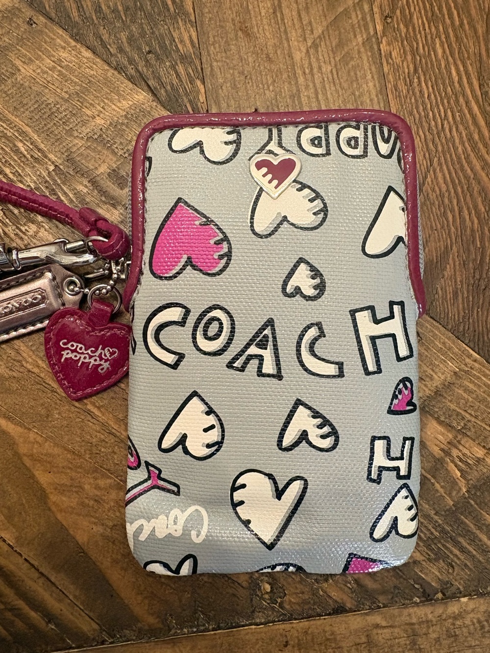 Coach Bags | Coach Poppy Wristlet/Pouch
